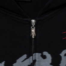 Load image into Gallery viewer, WACO DISTRESSED ZIP WASHED BLACK