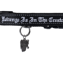Load image into Gallery viewer, SCRIPT DOG COLLAR BLACK