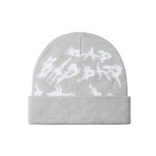 Load image into Gallery viewer, X DISTORTION BEANIE GREY/WHITE
