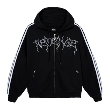 Load image into Gallery viewer, X BROKEN HEART TRACK JACKET BLACK/WHITE