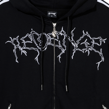 Load image into Gallery viewer, X BROKEN HEART TRACK JACKET BLACK/WHITE