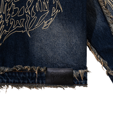 Load image into Gallery viewer, TRIBAL CROSS DENIM JACKET COPPER