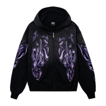 Load image into Gallery viewer, AIRBRUSHED REAPER ZIP WASHED BLACK/PINK