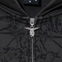 Load image into Gallery viewer, SHRINE ZIP VINTAGE BLACK/BLACK