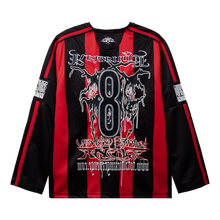 Load image into Gallery viewer, DIVINE NOISE JERSEY LONG SLEEVE RED/BLACK