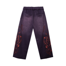 Load image into Gallery viewer, AIRBRUSHED REAPER SWEATPANTS WASHED PURPLE/RED