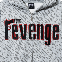 Load image into Gallery viewer, SOPRANO EMBROIDERED ZIP HEATHER GREY