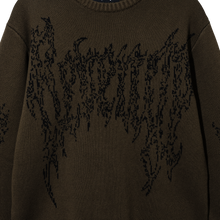 Load image into Gallery viewer, RENAISSANCE KNIT OLIVE/BLACK