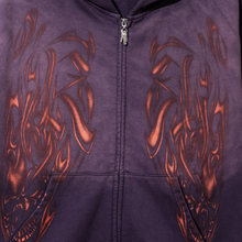 Load image into Gallery viewer, AIRBRUSHED REAPER ZIP WASHED PURPLE/RED