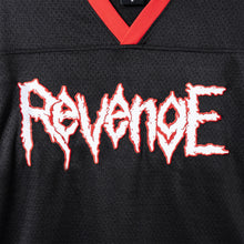 Load image into Gallery viewer, MOSH FOOTBALL JERSEY BLACK/RED