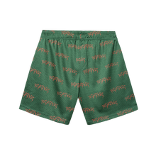 Load image into Gallery viewer, X MASSACRE SHORTS GREEN/RED