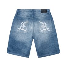 Load image into Gallery viewer, ARANEAE DENIM SHORTS VINTAGE BLEACHED INDIGO