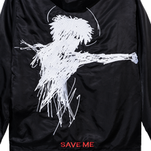 Load image into Gallery viewer, X SAVE ME WINDBREAKER BLACK