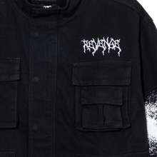 Load image into Gallery viewer, X CULT EMBROIDERED ARMY JACKET BLACK