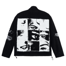 Load image into Gallery viewer, X CULT EMBROIDERED ARMY JACKET BLACK