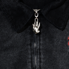Load image into Gallery viewer, X KILL WORK JACKET WASHED BLACK/RED