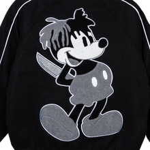 Load image into Gallery viewer, X DON'T KILL YOUR FRIENDS KIDS BASEBALL JACKET BLACK