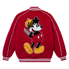 Load image into Gallery viewer, X DON'T KILL YOUR FRIENDS BASEBALL JACKET RED