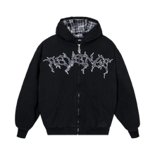 Load image into Gallery viewer, X LIGHTNING KILL CANVAS WORK BOMBER BLACK/GREY