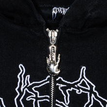 Load image into Gallery viewer, X LIGHTNING KILL CANVAS WORK BOMBER BLACK/GREY