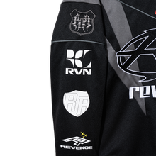Load image into Gallery viewer, REVENGE RACER PATCH JERSEY BLACK