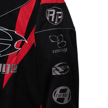 Load image into Gallery viewer, REVENGE RACER PATCH JERSEY BLACK/RED