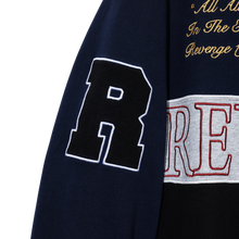 Load image into Gallery viewer, POLO REAPER EMBROIDERED QUARTER ZIP NAVY/RED