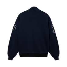Load image into Gallery viewer, POLO REAPER EMBROIDERED QUARTER ZIP NAVY/RED