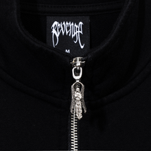 Load image into Gallery viewer, POLO REAPER EMBROIDERED QUARTER ZIP BLACK