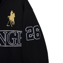 Load image into Gallery viewer, POLO REAPER EMBROIDERED QUARTER ZIP BLACK