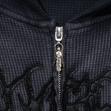Load image into Gallery viewer, MORTAL THERMAL ZIP WASHED BLACK