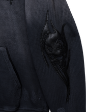 Load image into Gallery viewer, MORTAL THERMAL ZIP WASHED BLACK