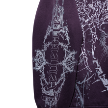 Load image into Gallery viewer, CRUCIBLE EMBROIDERED ZIP WASHED PURPLE