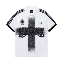 Load image into Gallery viewer, HOLY CROSS EMBROIDERED POLO WHITE