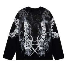 Load image into Gallery viewer, SPLINTER LONG SLEEVE WASHED BLACK