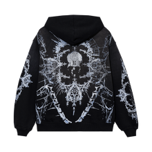 Load image into Gallery viewer, CRUCIBLE EMBROIDERED ZIP WASHED BLACK