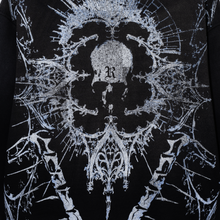 Load image into Gallery viewer, CRUCIBLE EMBROIDERED ZIP WASHED BLACK