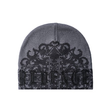 Load image into Gallery viewer, CRUCIFIX BEANIE GREY/BLACK