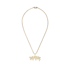 Load image into Gallery viewer, GOLD LIGHTNING LOGO PENDANT CHAIN