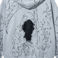 Load image into Gallery viewer, TATTOO ZIP HEATHER GREY/BLACK