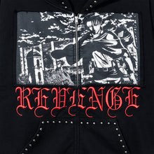 Load image into Gallery viewer, NIGHTSHADOW STUDDED ZIP BLACK/RED
