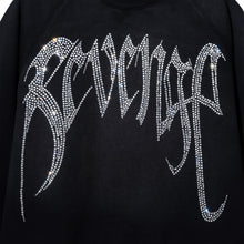 Load image into Gallery viewer, ARCH LOGO BEJEWELED CREWNECK BLACK/CRYSTAL
