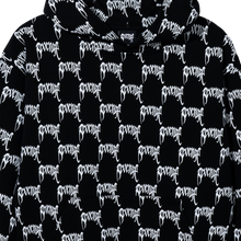 Load image into Gallery viewer, ALLOVER ARCH LOGO HOODIE BLACK/WHITE