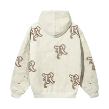 Load image into Gallery viewer, DISTRESSED R CARPENTER WORK JACKET CREAM