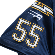 Load image into Gallery viewer, BOLT FOOTBALL JERSEY NAVY/YELLOW
