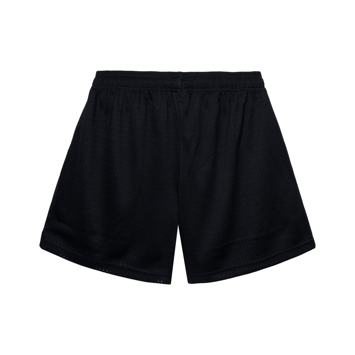 SCRIPT EMBROIDERED MESH SHORTS BLACK/RED – Revenge Official
