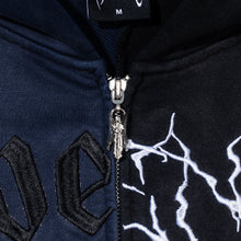 Load image into Gallery viewer, DUALITY ZIP WASHED NAVY/BLACK