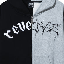 Load image into Gallery viewer, DUALITY ZIP BLACK/HEATHER GREY