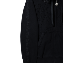 Load image into Gallery viewer, ARCH LOGO FUR ZIP BLACK/BLACK