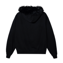Load image into Gallery viewer, ARCH LOGO FUR ZIP BLACK/BLACK
